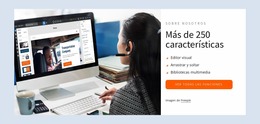 Características De La Página Agradable - Arrastrar Y Soltar Plantilla Joomla