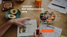 Principi Di Alimentazione Pulita - Modello Per La Creazione Di Siti Web