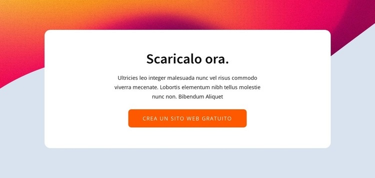 Scarica blocco Pagina di destinazione