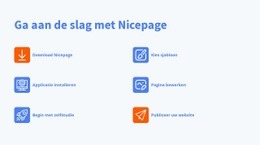 Ga Aan De Slag Met Nicepage - Functionaliteitsbestemmingspagina