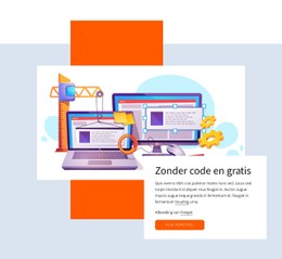 Toepassing Zonder Code Schone En Minimale Sjabloon