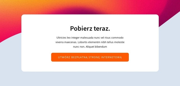 Pobierz blok Szablony do tworzenia witryn internetowych