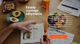 Zasady Czystego Jedzenia - Szablon Kreatora Stron Internetowych