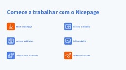 Comece A Trabalhar Com Nicepage - Design Moderno Do Site