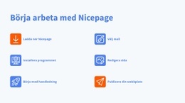 Börja Jobba Med Nicepage - Enkel Webbplatsmall