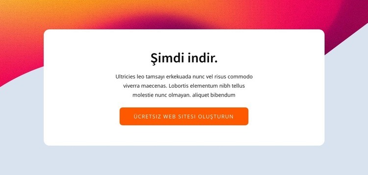 İndirme bloğu Şablon