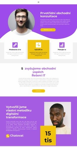Prvotřídní Podnik – Šablona Mobilního Webu