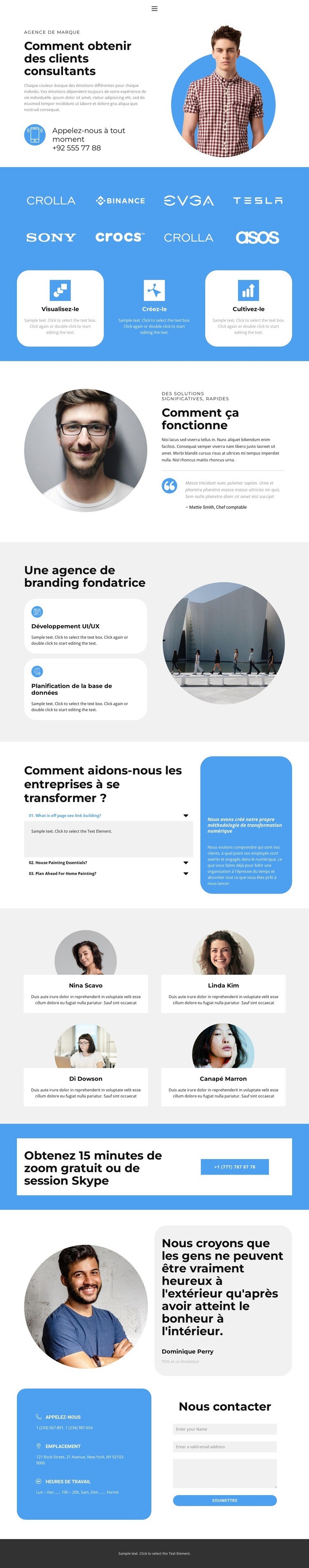 Comment obtenir des clients Conception de site Web