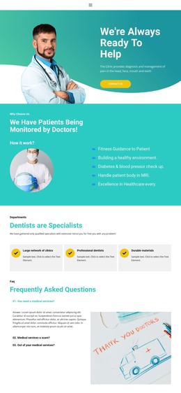 New medicine center - Website Template by Nicepage