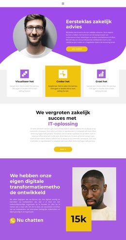 Eersteklas Zaken - Gratis WordPress-Thema