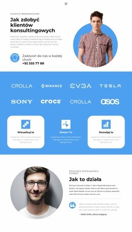 Jak Zdobyć Klientów - Kreatywny, Uniwersalny Szablon HTML5