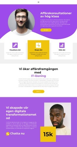 Affärer I Hög Klass - Responsiva Webbplatsmallar