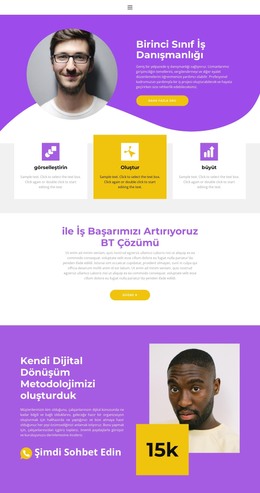 Birinci Sınıf Iş Için HTML Sayfası