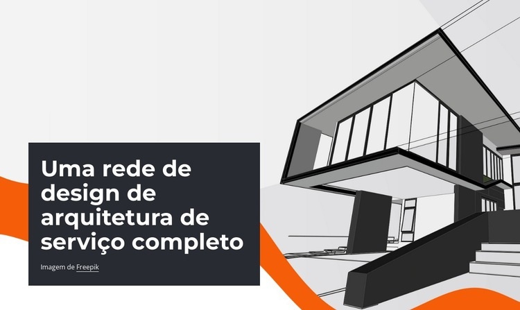 Rede de design Modelos de construtor de sites