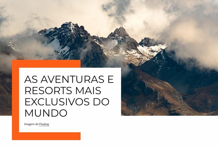 As aventuras mais originais Template Joomla