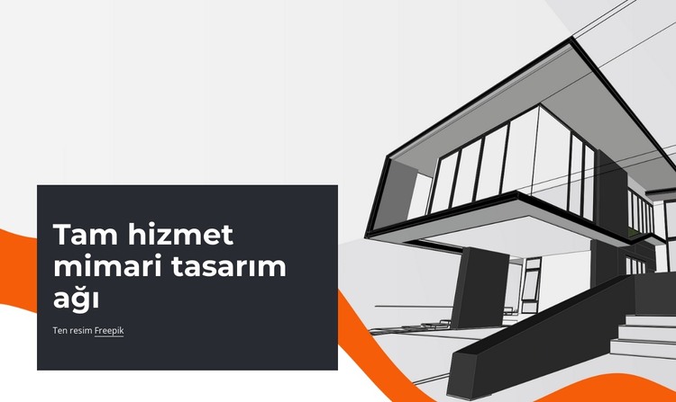 Tasarım ağı HTML Şablonu