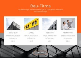 Wohnungsbaugesellschaft - Drag & Drop-Website-Modell