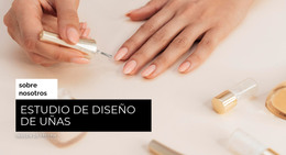 Estudio De Diseño De Uñas - Plantilla De Sitio Web Gratuita