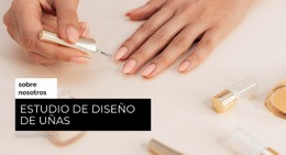 Estudio De Diseño De Uñas: Plantilla De Página HTML5