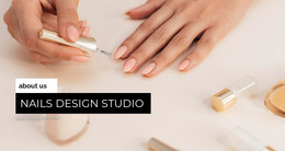 Nails Design Studio - Free Website Template