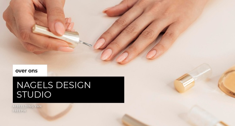 Nagels ontwerpstudio CSS-sjabloon