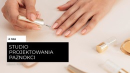 Responsywny Szablon Internetowy Dla Studio Projektowania Paznokci