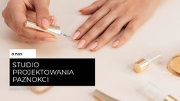 Studio Projektowania Paznokci Responsywny Szablon CSS
