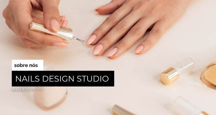 Nails design studio Construtor de sites HTML