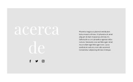 Información Sobre Nuestro Inicio - Plantilla Moderna De Una Página