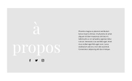 Informations Sur Notre Départ Modèle HTML CSS Simple