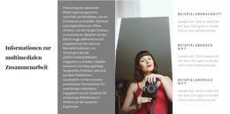 Website-Inspiration Für Wählen Sie Einen Fotografen