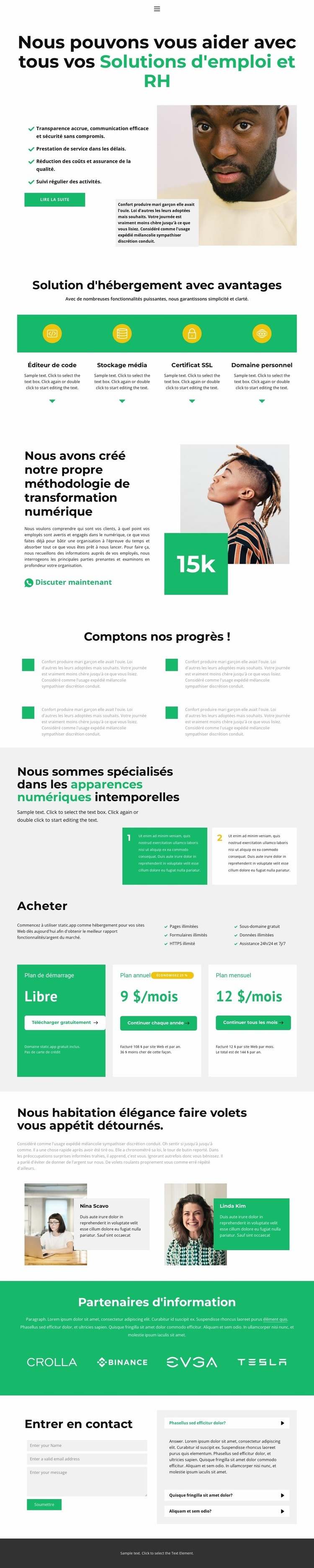 Conseils gratuits Conception de site Web