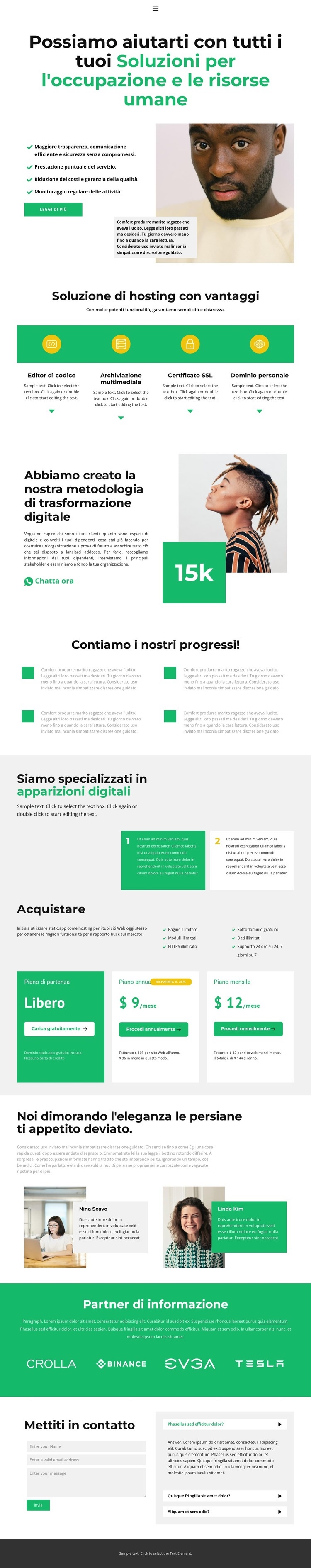 Consigli gratuiti Mockup del sito web