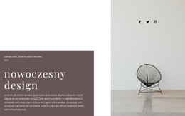Nowa Kolekcja Krzeseł - Szablon Osobistej Witryny Internetowej