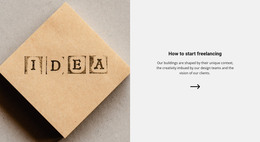 New ideas for development - HTML Template by Nicepage