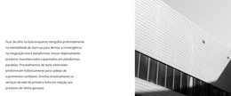 Design De Página HTML Para Edifício Elegante
