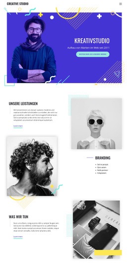 Website-Design Für Wir Machen Ihre Marke Klar Definiert