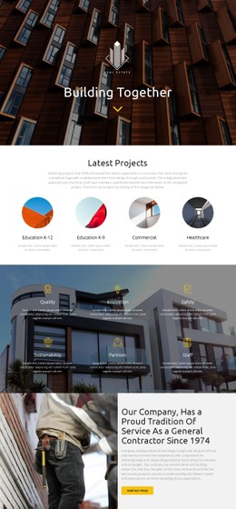 Building - CSS Template by Nicepage