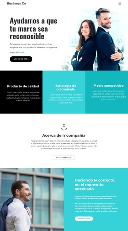 Compañía De Negocios - HTML Designer