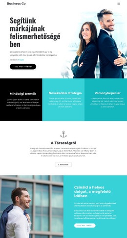 Üzleti Társaság – Tökéletes Webhelytervezés