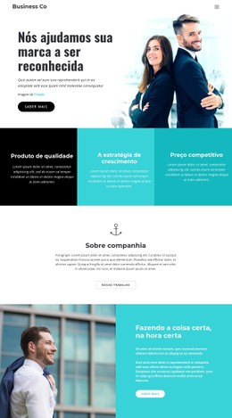 Empresa De Negócios - HTML Designer