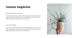 Nosso Negócio De Sucesso - Modelo HTML