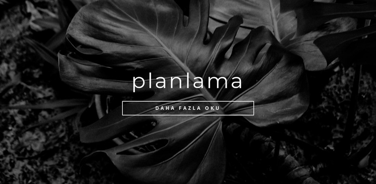 Zamanınızı planlamak Web Sitesi Şablonu