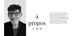 Histoires D'Affaires D'Un Leader - Modèle De Maquette De Site Web