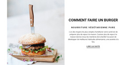 Comment Faire Un Burger - Thème De Site Web Prêt