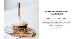 Come Preparare Un Hamburger - Crea Un Modello Di Pagina Web