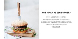 Hoe Maak Je Een Burger? CSS-Lay-Outsjabloon
