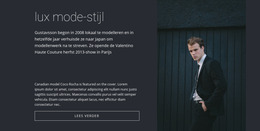 Herenmode Stijl - Joomla-Sjabloon Voor Elk Apparaat