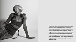 Artigo De Moda - Modelo De Página Da Web