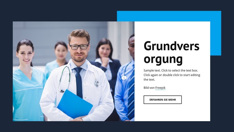 Medizinische Grundversorgung Website design